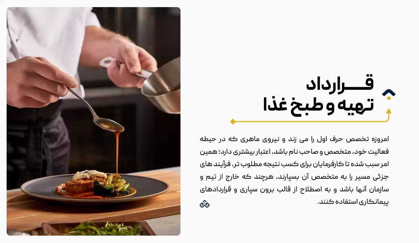 قرارداد تهیه و طبخ غذا